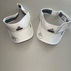 Adidas White Visors